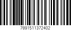 Código de barras (EAN, GTIN, SKU, ISBN): '7891511372402'