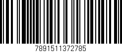 Código de barras (EAN, GTIN, SKU, ISBN): '7891511372785'