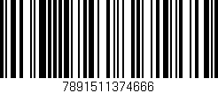 Código de barras (EAN, GTIN, SKU, ISBN): '7891511374666'