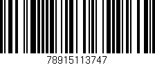 Código de barras (EAN, GTIN, SKU, ISBN): '78915113747'