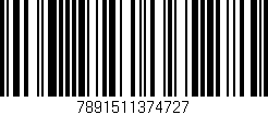 Código de barras (EAN, GTIN, SKU, ISBN): '7891511374727'