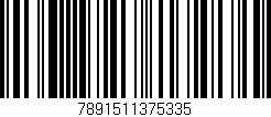 Código de barras (EAN, GTIN, SKU, ISBN): '7891511375335'