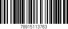 Código de barras (EAN, GTIN, SKU, ISBN): '78915113763'