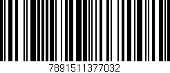 Código de barras (EAN, GTIN, SKU, ISBN): '7891511377032'