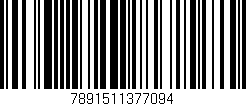 Código de barras (EAN, GTIN, SKU, ISBN): '7891511377094'