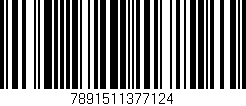 Código de barras (EAN, GTIN, SKU, ISBN): '7891511377124'