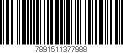 Código de barras (EAN, GTIN, SKU, ISBN): '7891511377988'
