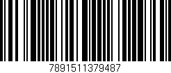 Código de barras (EAN, GTIN, SKU, ISBN): '7891511379487'