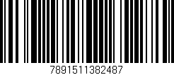 Código de barras (EAN, GTIN, SKU, ISBN): '7891511382487'
