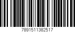 Código de barras (EAN, GTIN, SKU, ISBN): '7891511382517'