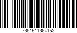 Código de barras (EAN, GTIN, SKU, ISBN): '7891511384153'