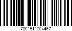 Código de barras (EAN, GTIN, SKU, ISBN): '7891511384467'