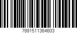 Código de barras (EAN, GTIN, SKU, ISBN): '7891511384603'
