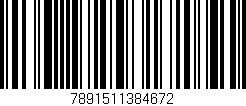 Código de barras (EAN, GTIN, SKU, ISBN): '7891511384672'