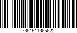 Código de barras (EAN, GTIN, SKU, ISBN): '7891511385822'