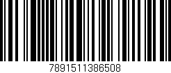 Código de barras (EAN, GTIN, SKU, ISBN): '7891511386508'