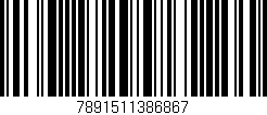 Código de barras (EAN, GTIN, SKU, ISBN): '7891511386867'