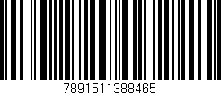 Código de barras (EAN, GTIN, SKU, ISBN): '7891511388465'