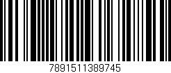 Código de barras (EAN, GTIN, SKU, ISBN): '7891511389745'