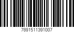 Código de barras (EAN, GTIN, SKU, ISBN): '7891511391007'