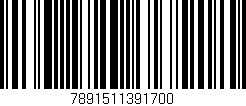 Código de barras (EAN, GTIN, SKU, ISBN): '7891511391700'