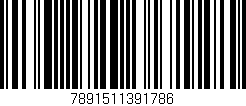 Código de barras (EAN, GTIN, SKU, ISBN): '7891511391786'