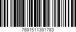 Código de barras (EAN, GTIN, SKU, ISBN): '7891511391793'