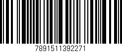 Código de barras (EAN, GTIN, SKU, ISBN): '7891511392271'