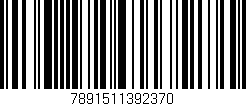 Código de barras (EAN, GTIN, SKU, ISBN): '7891511392370'