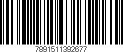 Código de barras (EAN, GTIN, SKU, ISBN): '7891511392677'