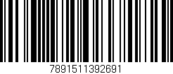 Código de barras (EAN, GTIN, SKU, ISBN): '7891511392691'