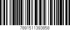 Código de barras (EAN, GTIN, SKU, ISBN): '7891511393858'