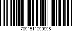 Código de barras (EAN, GTIN, SKU, ISBN): '7891511393995'