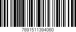 Código de barras (EAN, GTIN, SKU, ISBN): '7891511394060'