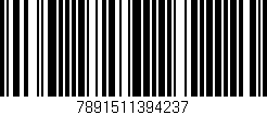 Código de barras (EAN, GTIN, SKU, ISBN): '7891511394237'