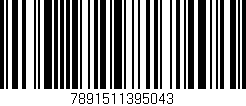 Código de barras (EAN, GTIN, SKU, ISBN): '7891511395043'