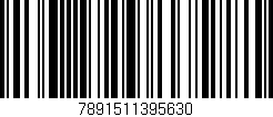 Código de barras (EAN, GTIN, SKU, ISBN): '7891511395630'