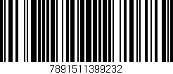 Código de barras (EAN, GTIN, SKU, ISBN): '7891511399232'