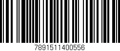 Código de barras (EAN, GTIN, SKU, ISBN): '7891511400556'