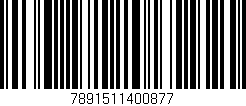 Código de barras (EAN, GTIN, SKU, ISBN): '7891511400877'