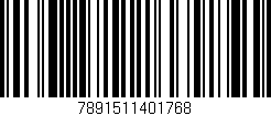Código de barras (EAN, GTIN, SKU, ISBN): '7891511401768'