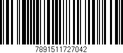 Código de barras (EAN, GTIN, SKU, ISBN): '7891511727042'