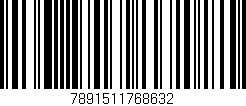 Código de barras (EAN, GTIN, SKU, ISBN): '7891511768632'