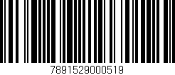 Código de barras (EAN, GTIN, SKU, ISBN): '7891529000519'