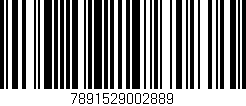 Código de barras (EAN, GTIN, SKU, ISBN): '7891529002889'