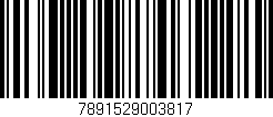 Código de barras (EAN, GTIN, SKU, ISBN): '7891529003817'