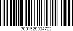 Código de barras (EAN, GTIN, SKU, ISBN): '7891529004722'