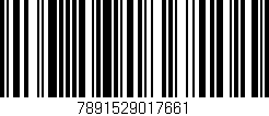 Código de barras (EAN, GTIN, SKU, ISBN): '7891529017661'