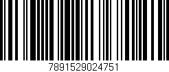 Código de barras (EAN, GTIN, SKU, ISBN): '7891529024751'