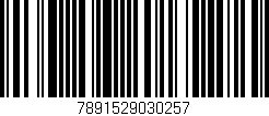 Código de barras (EAN, GTIN, SKU, ISBN): '7891529030257'